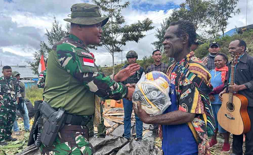 Puluhan Anggota TPN OPM Kembali ke NKRI, Hasil Diplomasi Damai TNI di Intan Jaya