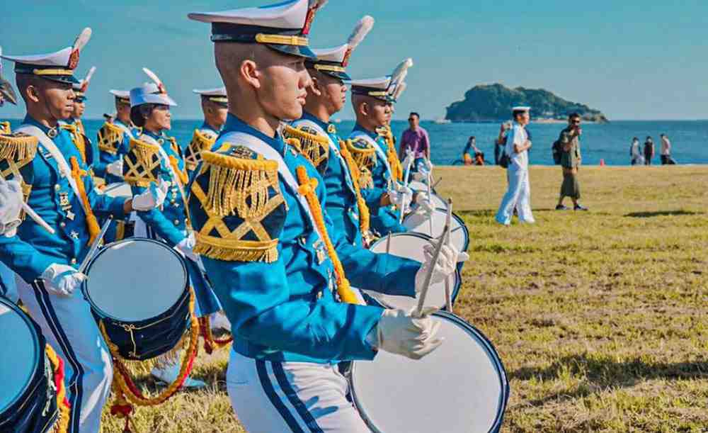 Drumband Gita Jala Taruna AAL Memukau Masyarakat Yokosuka Jepang