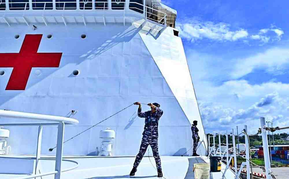 KRI dr. Wahidin Sudirohusodo-991 Bersandar di Solomon Islands, Perkuat Diplomasi dan Misi Kemanusiaan