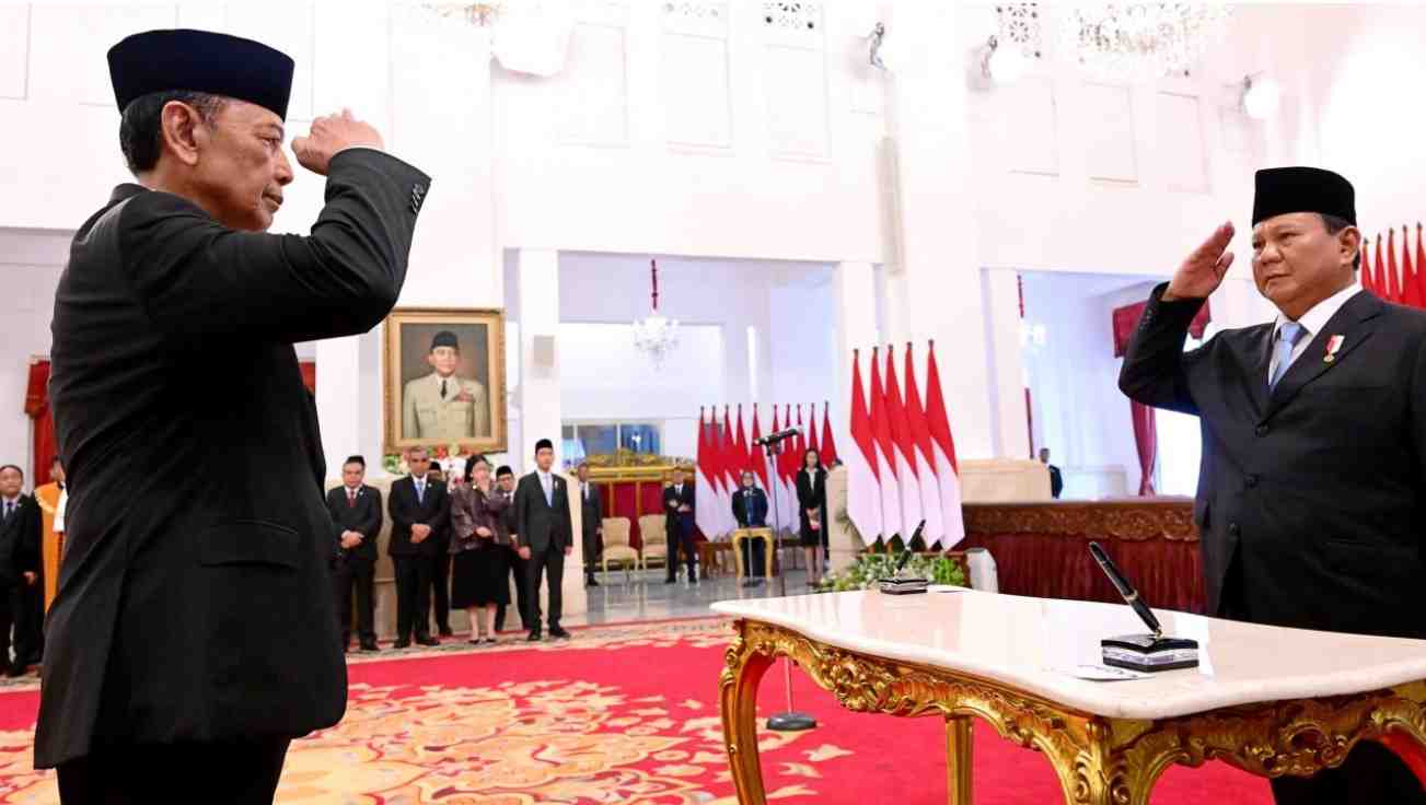 Presiden Prabowo Lantik Penasihat, Utusan, dan Staf Khusus Presiden di Istana Negara