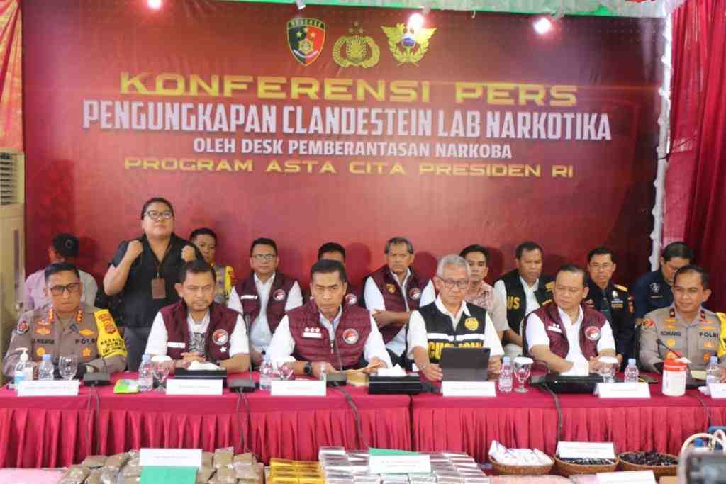 Polri Bongkar Jaringan Clandestine Lab Narkoba Senilai Triliun Rupiah di Bali
