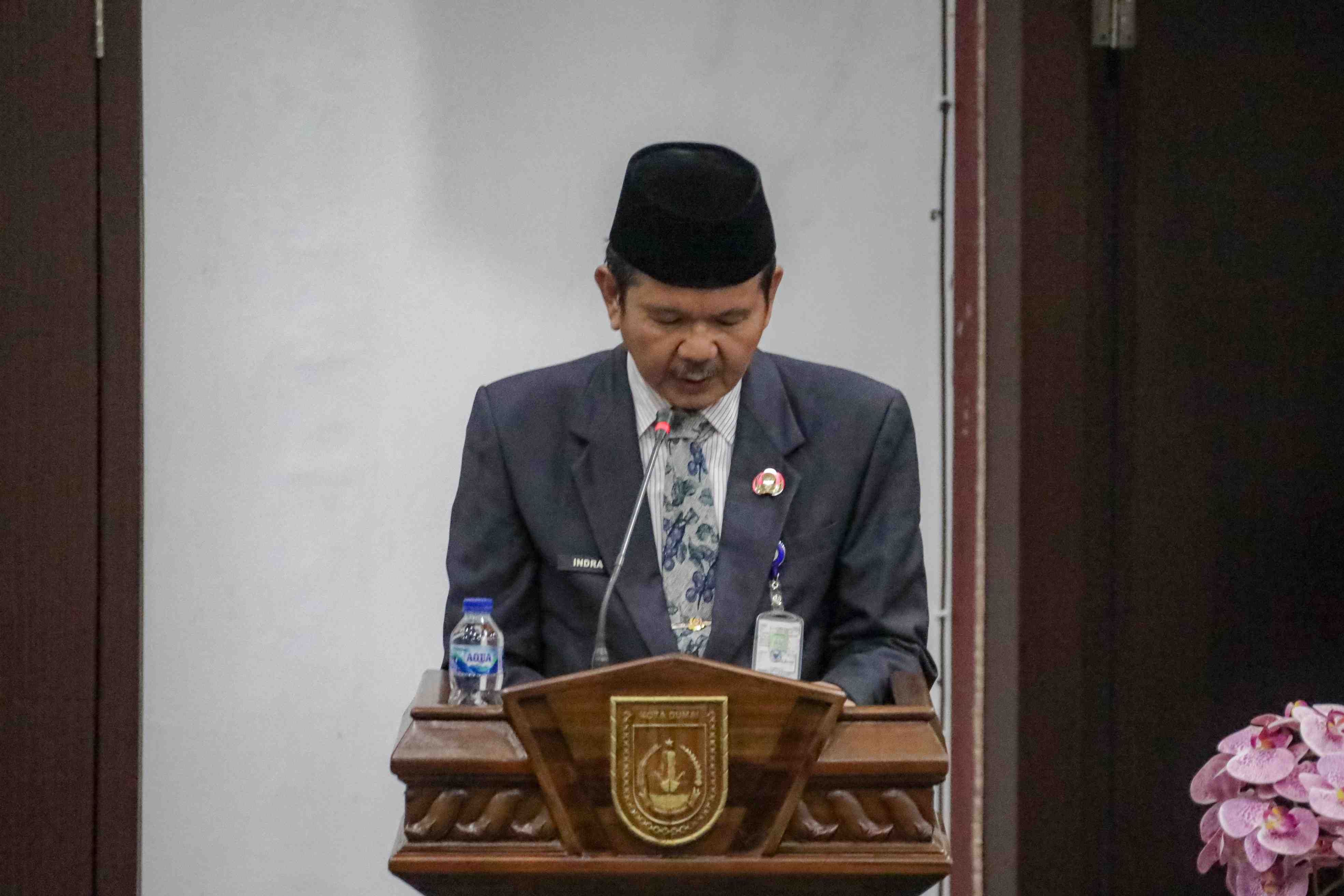 DPRD Dumai Gelar Pergantian Antar Waktu, Sekda Ajak Tingkatkan Kerja Sama