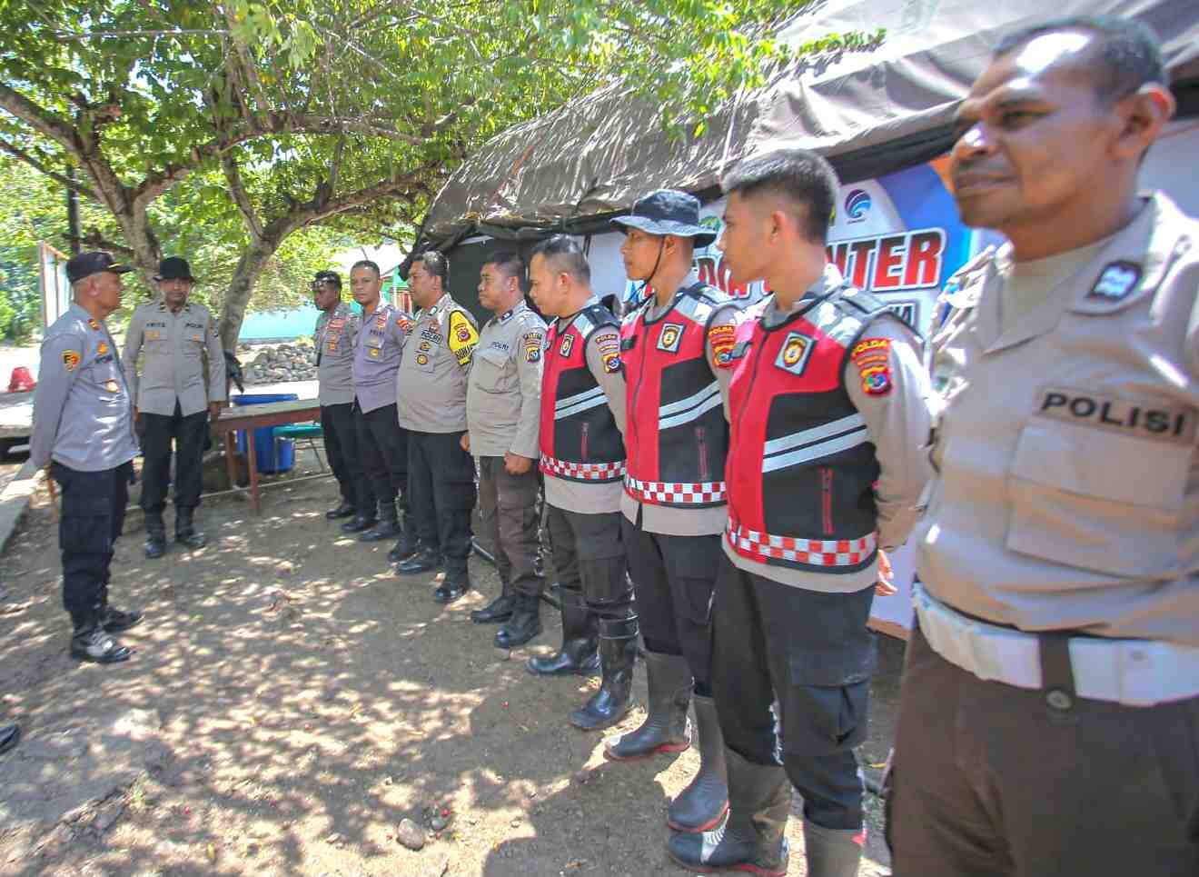 Polres Flores Timur Terjunkan 302 Personel untuk Amankan Pilkada 2024 di 19 Kecamatan