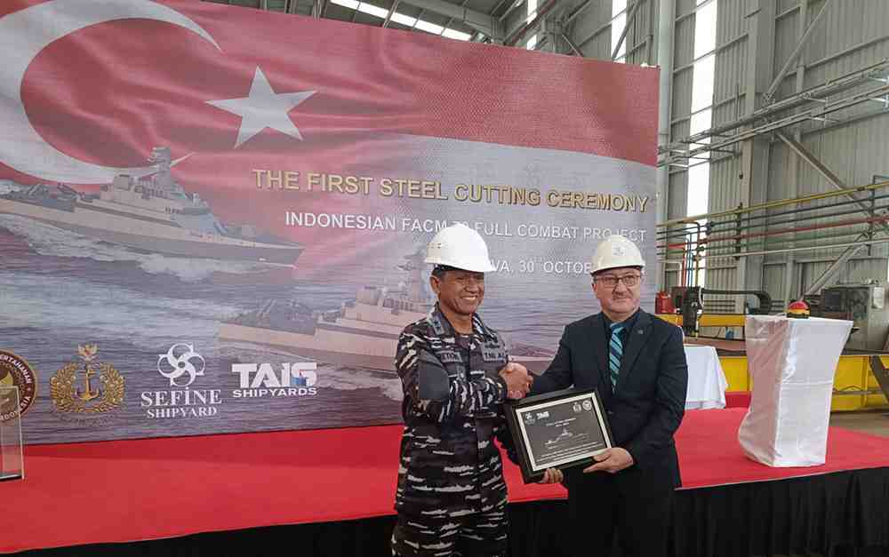 Indonesia Resmi Mulai Pembangunan Kapal Cepat Rudal KCR Full Combat Mission di Turki