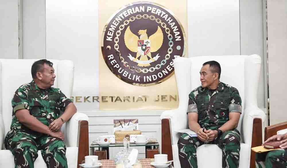 Sekjen Kemhan - Danpushidrosal Bertemu Bahas Survei Hidro Oseanografi untuk Pertahanan Nasional