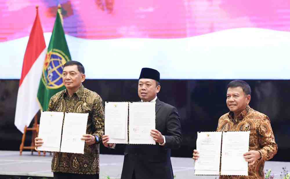 Menhan dan Menteri ATR/BPN Tandatangani MoU untuk Perangi Mafia Tanah