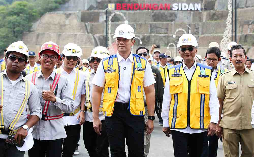 Menko AHY Tinjau Progres Pembangunan Bendungan Sidan di Bali