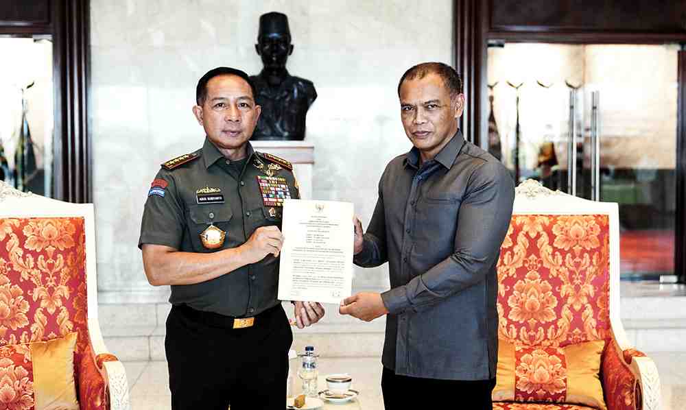 Panglima TNI Teken MoU untuk Penguatan Pengelolaan Kekayaan Negara