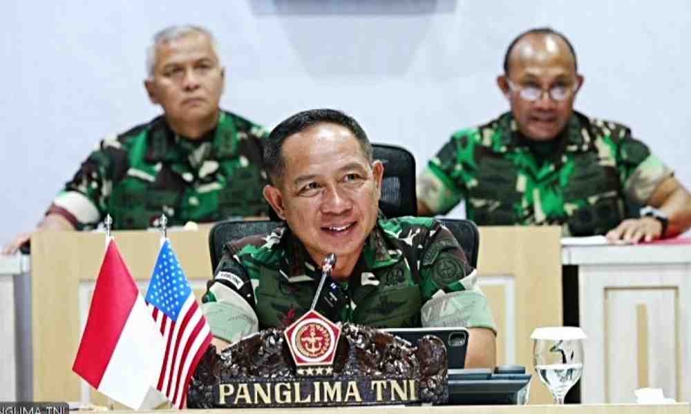 Panglima TNI dan CJCS AS Bahas Peningkatan Kerja Sama Pertahanan Bilateral