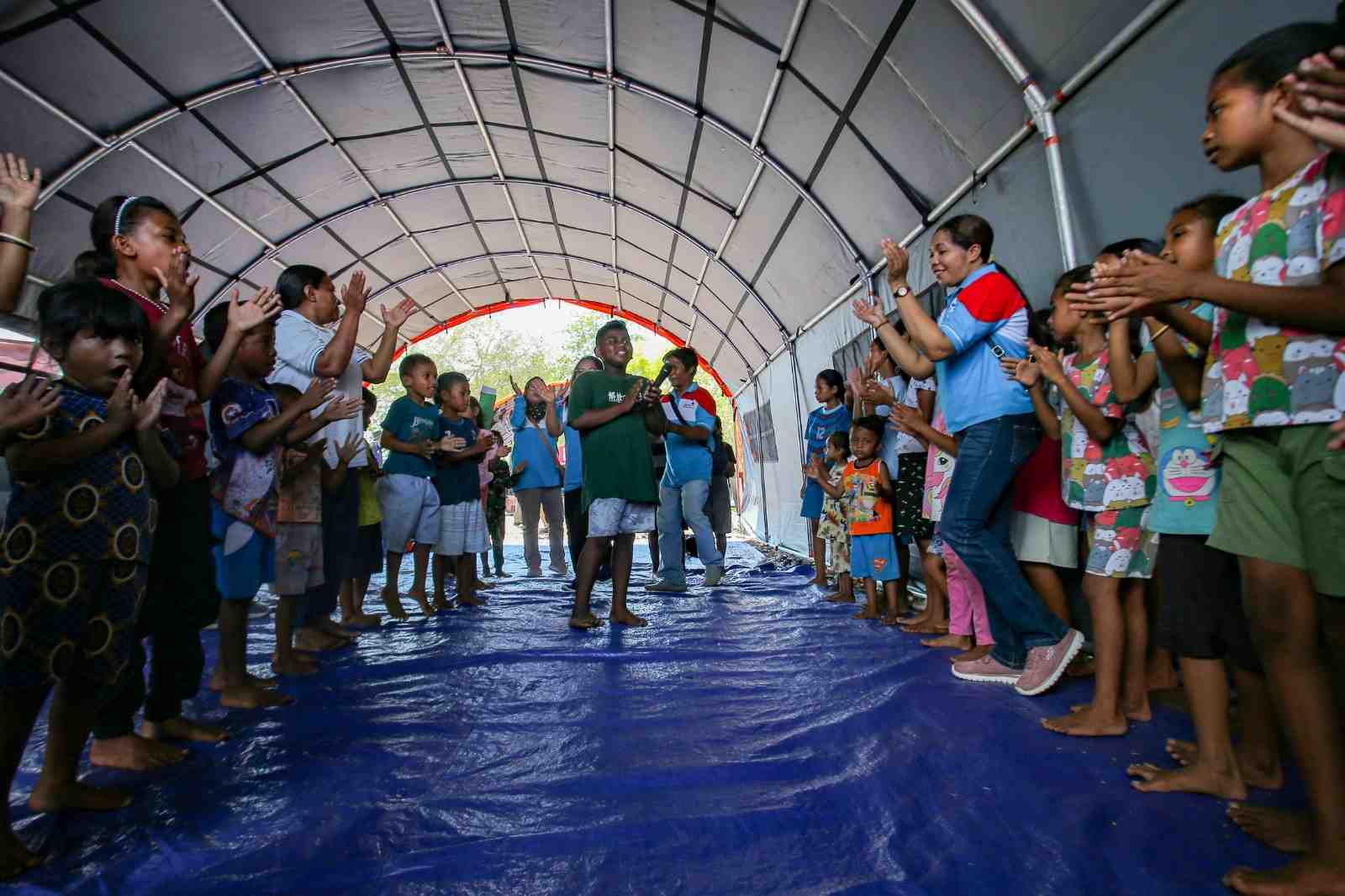 [SIARAN PERS] Dukungan Psikososial Pulihkan Semangat Anak-Anak Korban Dampak Erupsi Lewotobi