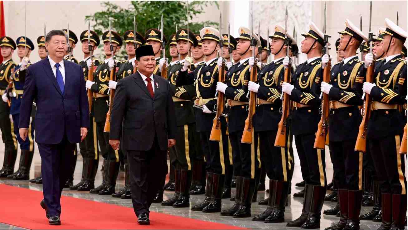 Kunjungan Kenegaraan Perdana ke Tiongkok, Presiden Prabowo Disambut Upacara Kenegaraan oleh Xi Jinping