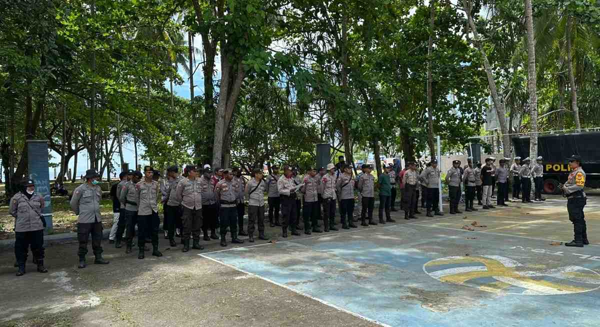 Amankan Kampanye Terbuka, Polres Raja Ampat Minta Pendukung Paslon Jaga Ketertiban 