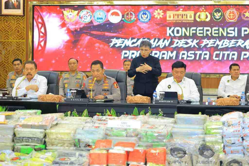Polri Ungkap Barang Bukti Narkoba Senilai Rp2,88 Triliun