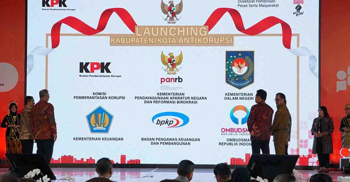 Perluas Gerakan Antikorupsi, KPK Luncurkan Program Percontohan Kabupaten/Kota Antikorupsi