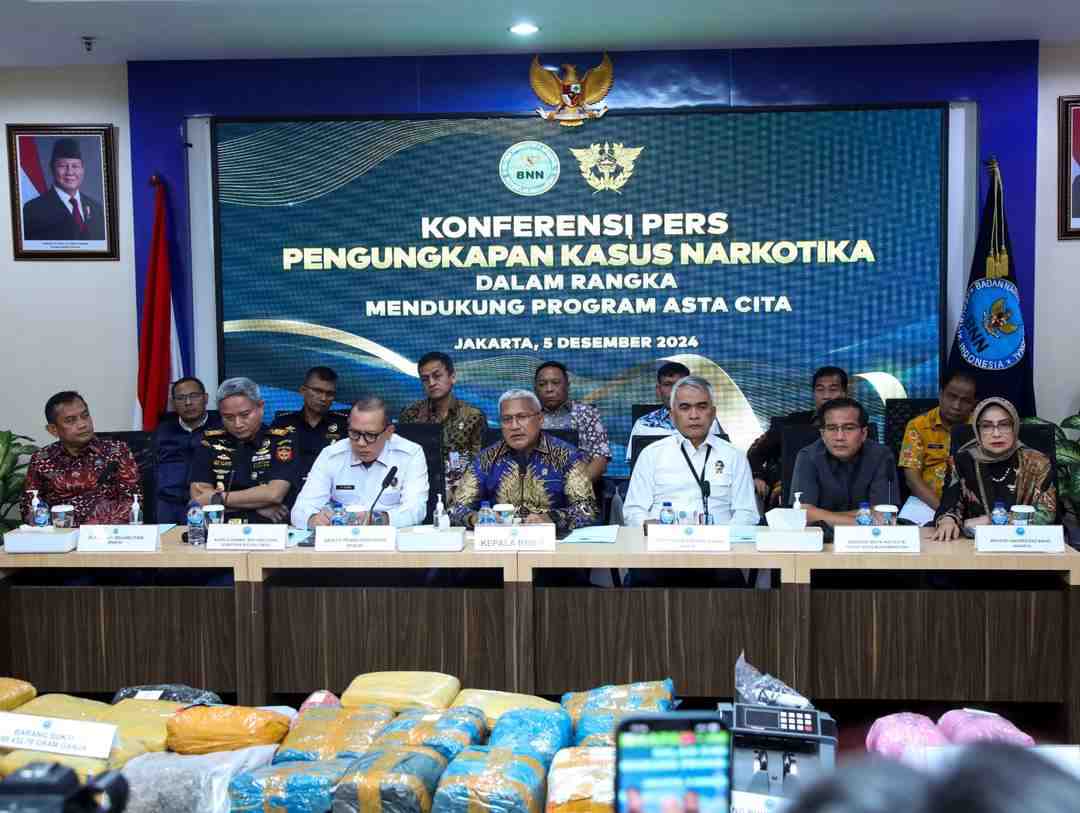 Jelang Akhir 2024, BNN Ungkap 15 Kasus Peredaran Gelap Narkotika
