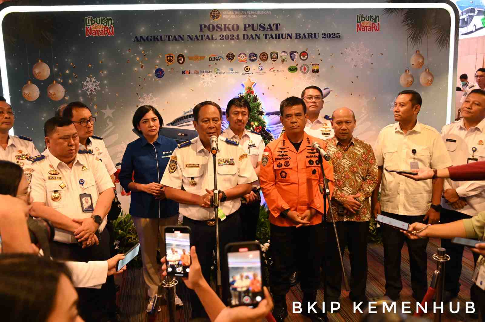 [SIARAN PERS] Posko Pusat Angkutan Natal 2024 dan Tahun Baru 2025 di Kemenhub Resmi Dibuka