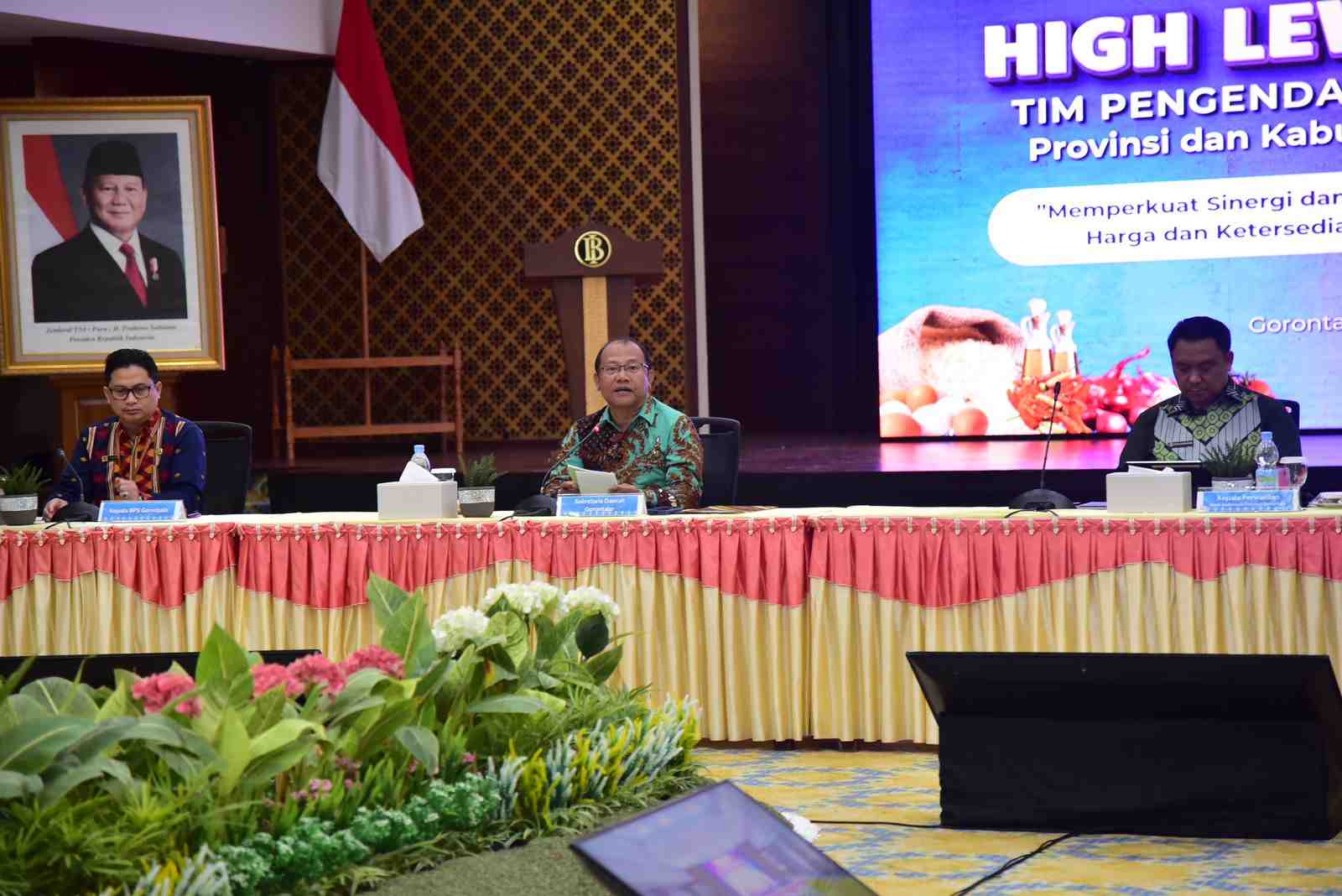 Hadiri High Level Meeting Pengendalian Inflasi, Sekdaprov Gorontalo Beri Empat Rekomendasi