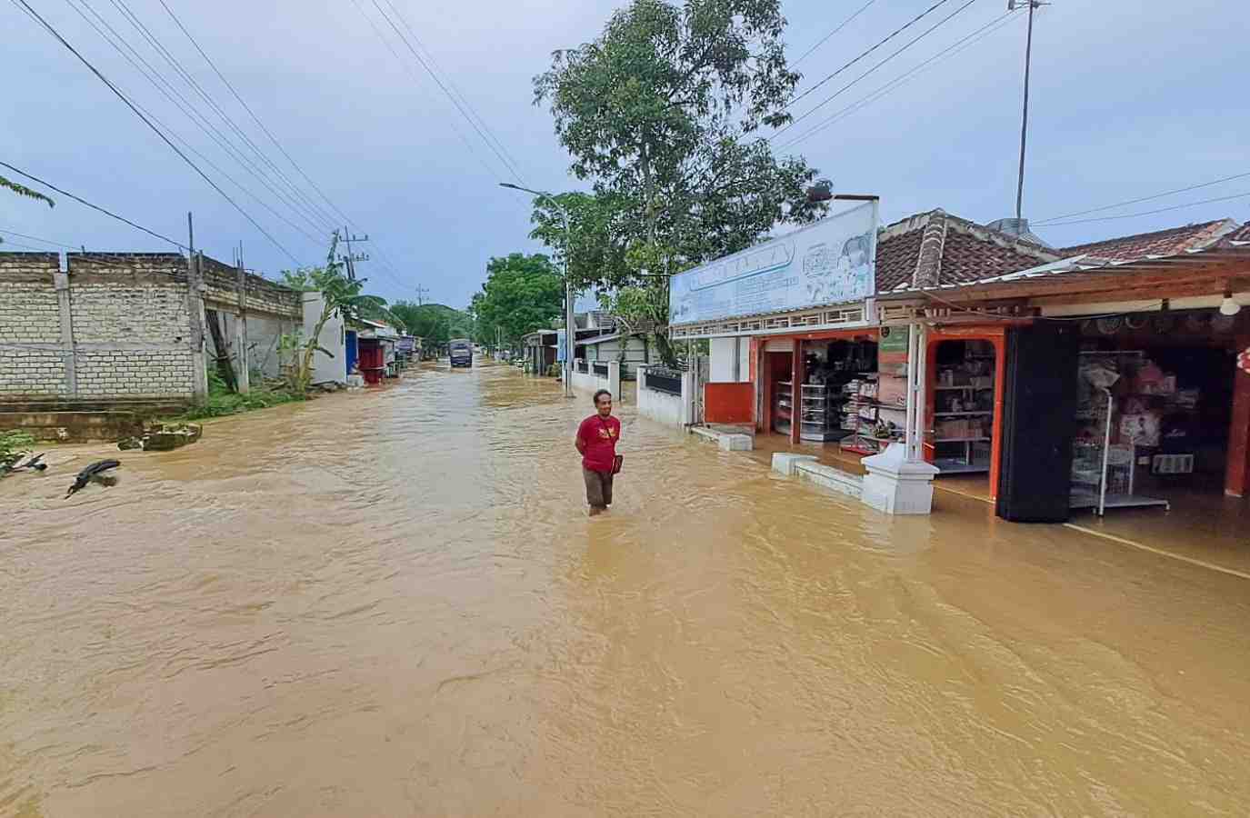 Banjir yang Sempat Rendam Sejumlah Desa di Tuban telah Surut