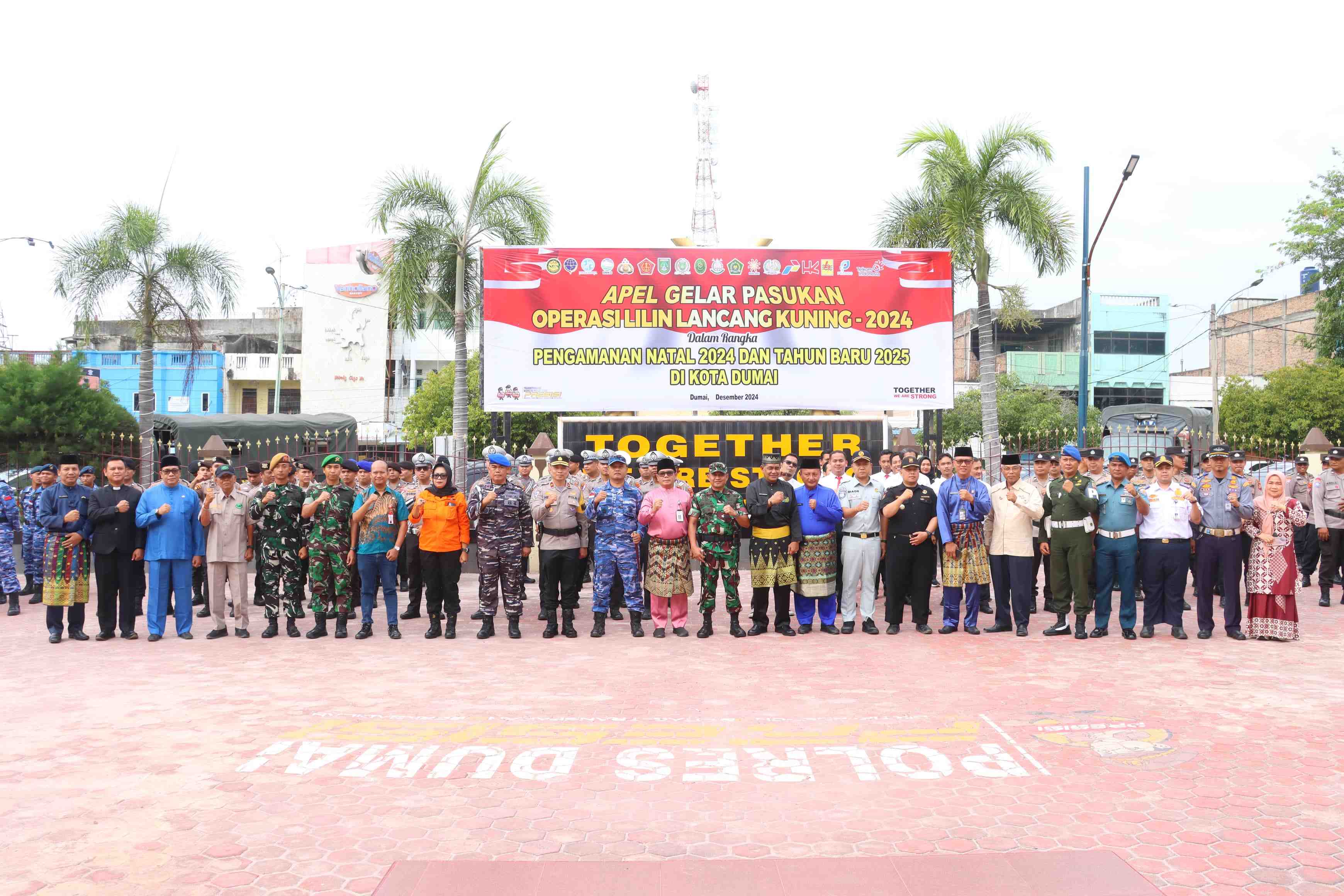 Apel Gelar Pasukan Operasi Lilin: Dumai Fokus Jaga Keamanan Nataru