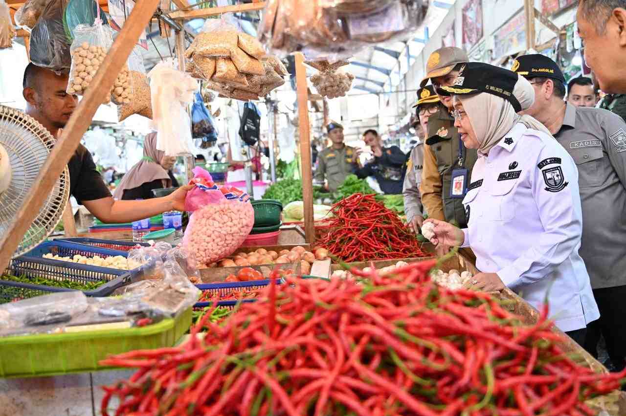 Pastikan Bapok Aman saat Nataru, Pj Wali Kota Jambi Sidak sejumlah Tempat