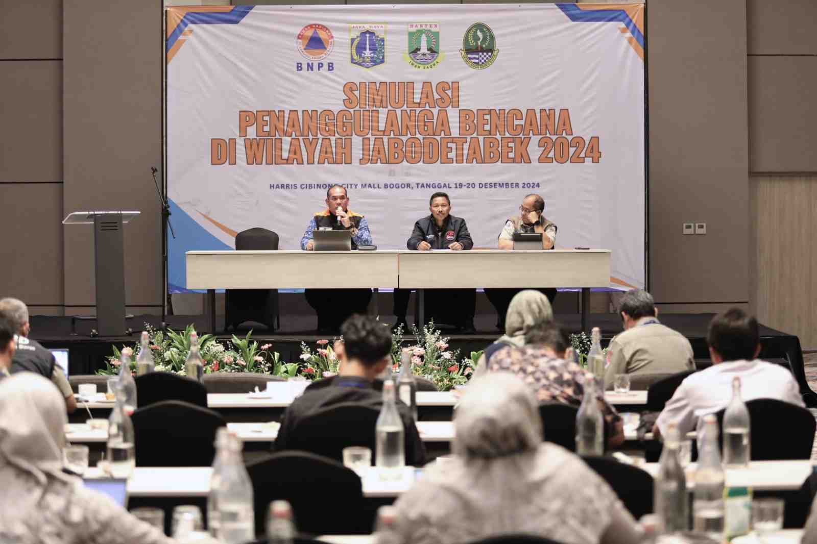 BNPB Gelar Gladi Ruang Penanganan Bencana Hidrometeorologi Jelang Nataru  