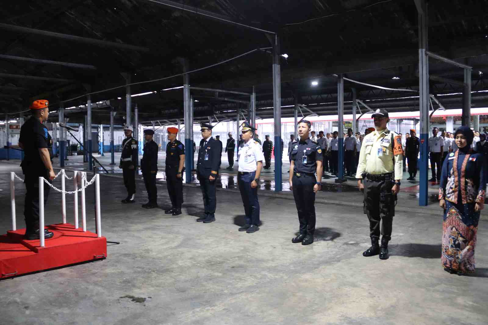 Gelar Pasukan di Stasiun Padang, KAI Sumatra Barat Siap Layani Pelanggan saat Nataru