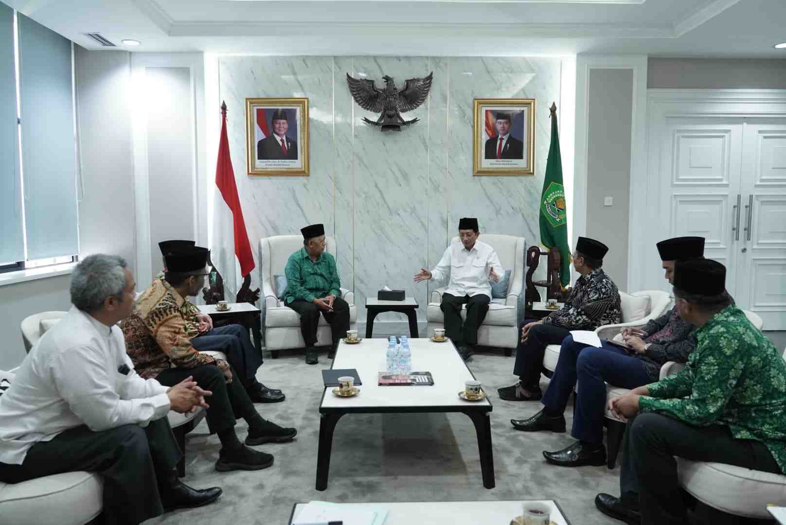 Menag dan Ketua Majelis Amanah Mathla'ul Anwar Bahas Sinergi Penguatan Pendidikan Agama