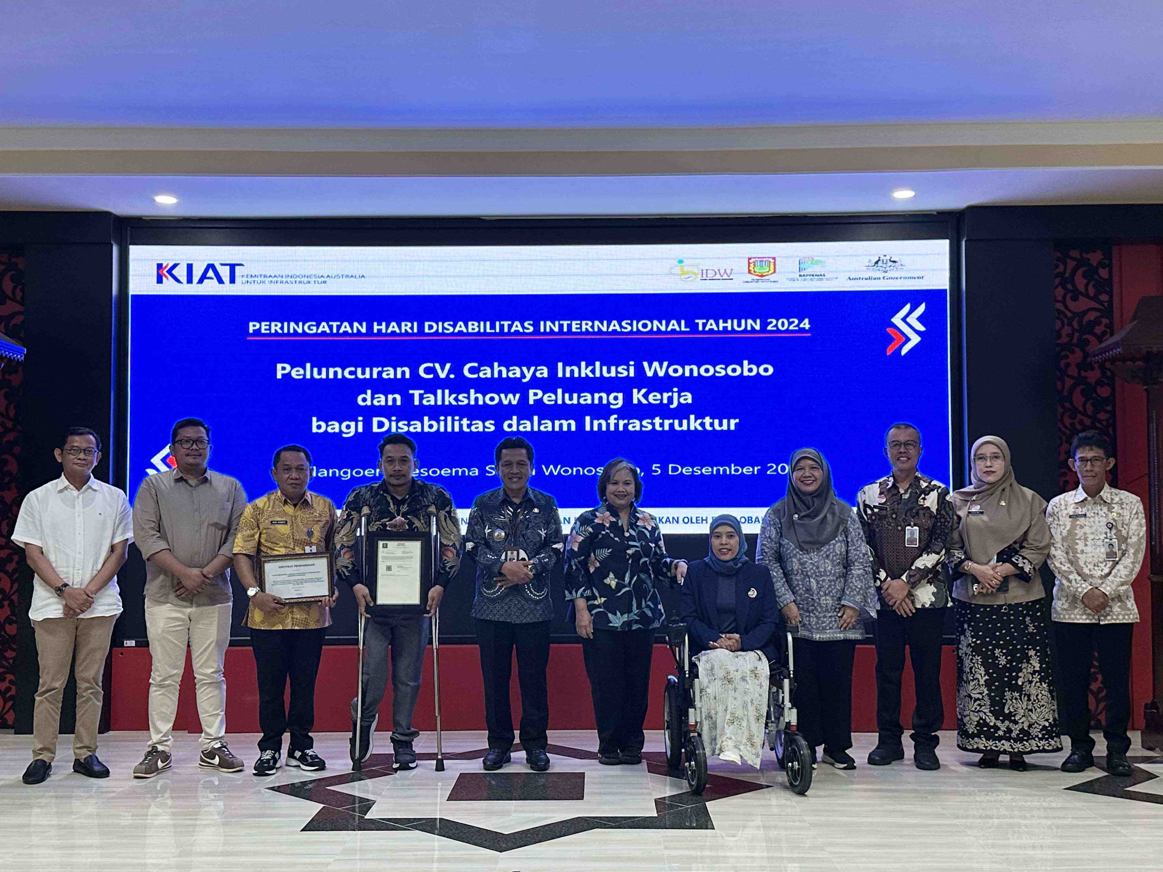 Pemkab Wonosobo Komitmen Wujudkan Inklusivitas bagi Difabel di Semua Bidang Kerja