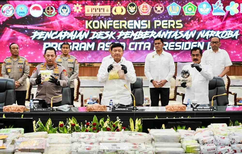 Menko Polkam Budi Gunawan Sampaikan Tiga Langkah Prioritas Pemberantasan Narkoba