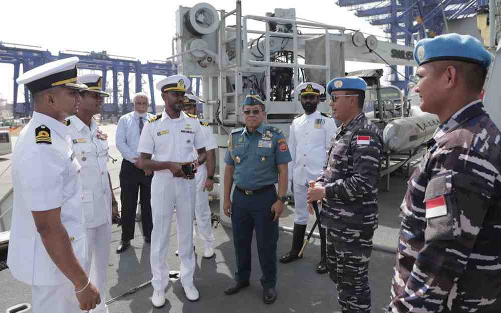 Jalankan Misi Internasional, KRI Sultan Iskandar Muda-367 Tiba di Sri Lanka