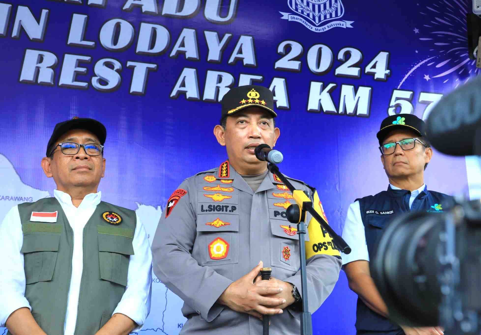 Mudik Nataru Aman dan Lancar, Kapolri: Angka Kecelakaan Turun Drastis
