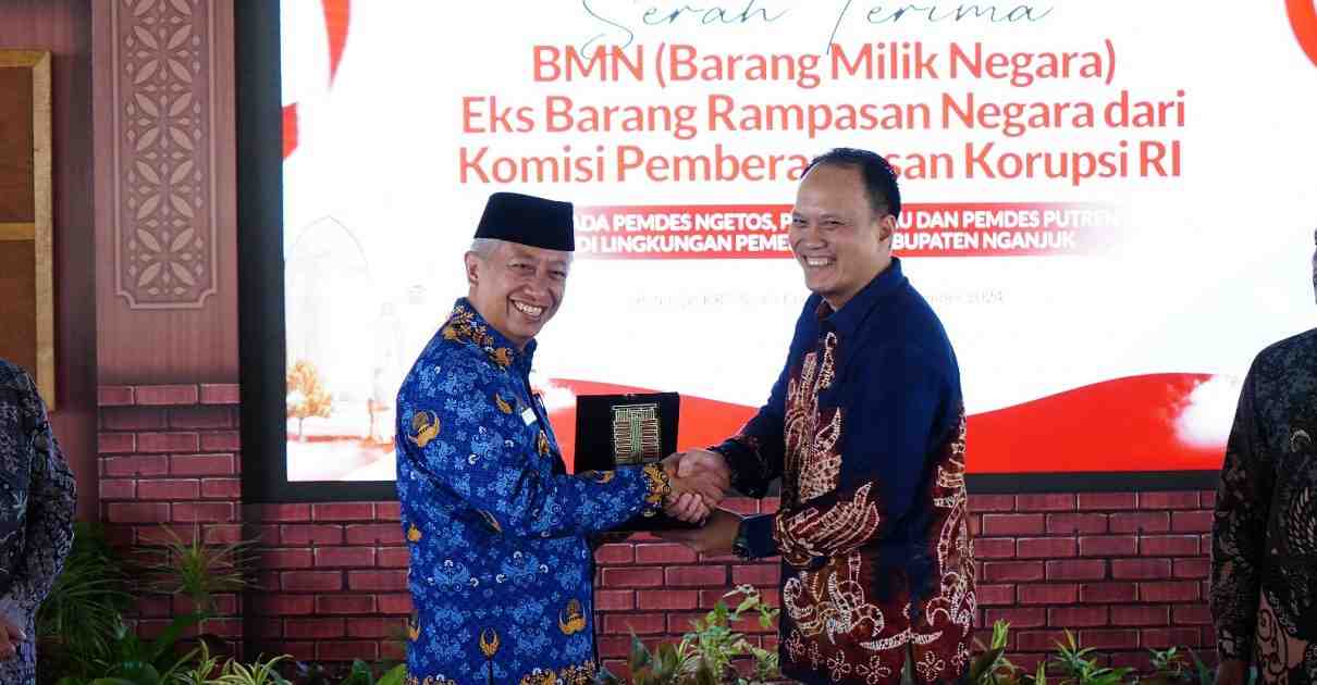 KPK Hibahkan Aset Rampasan Negara kepada Tiga Desa di Nganjuk, Nilai Total Rp27 Miliar