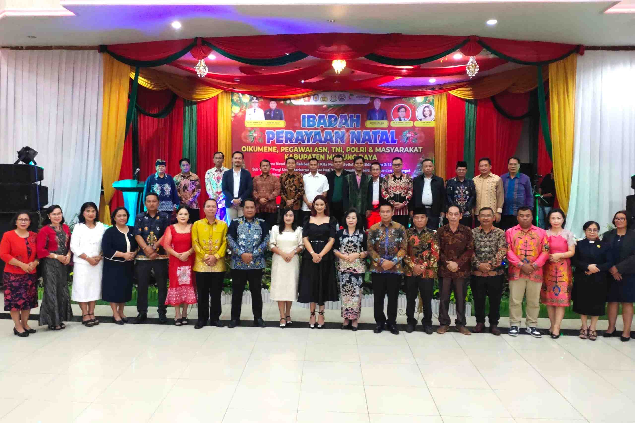 Perayaan Natal Oikumene, Pegawai ASN, TNI, Polri & Masyarakat Berlangsung Meriah