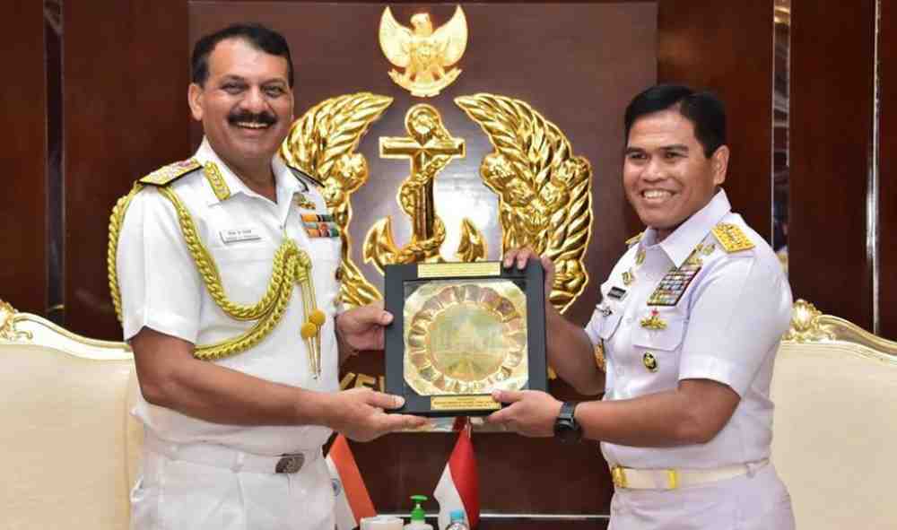 Kasal TNI dan India Bahas Peningkatan Kerja Sama Maritim di Kawasan Indo-Pasifik