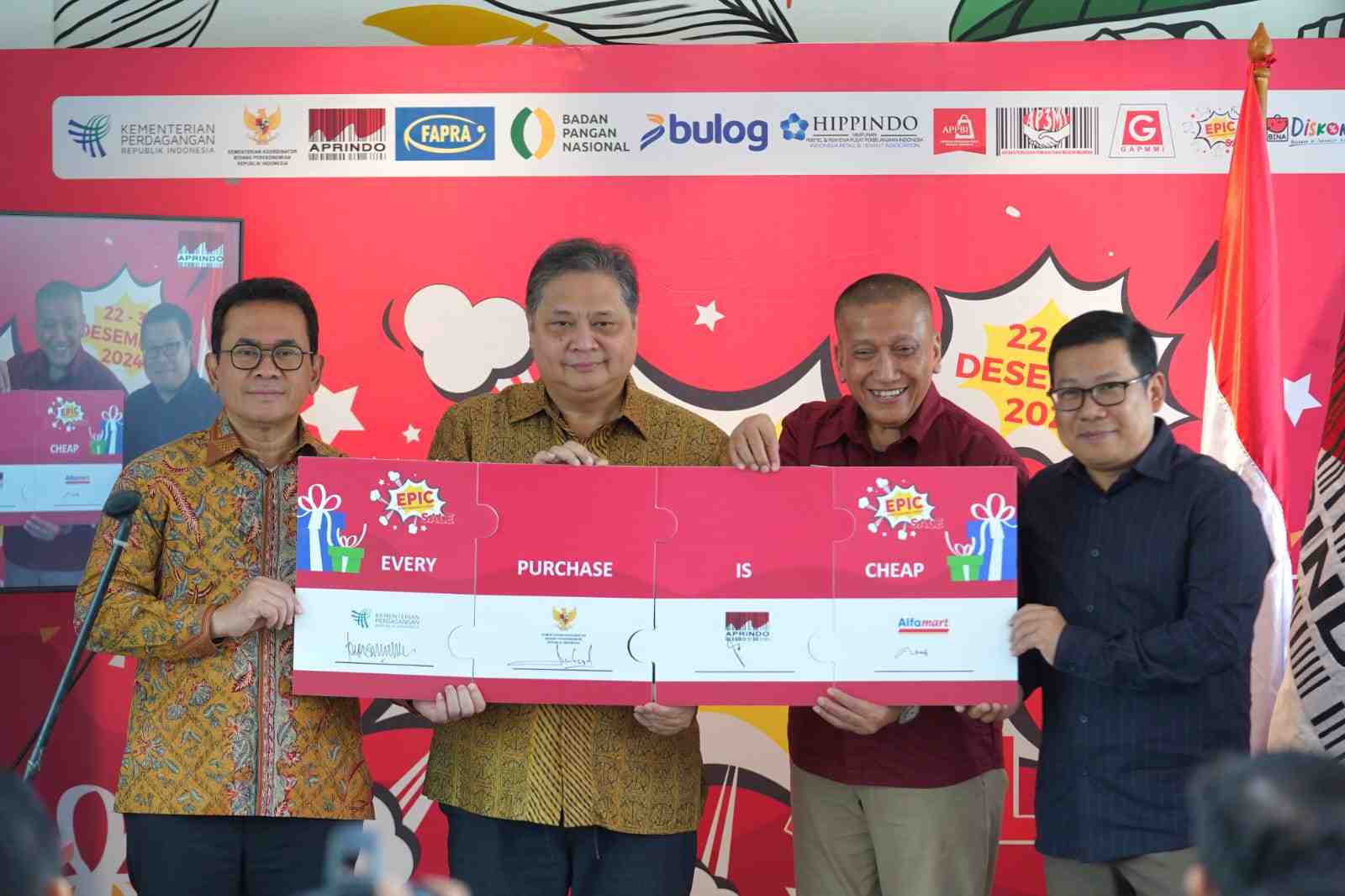 Mendag Apresiasi Sinergi Ritel Meriahkan Nataru dengan Meluncurkan EPIC Sale