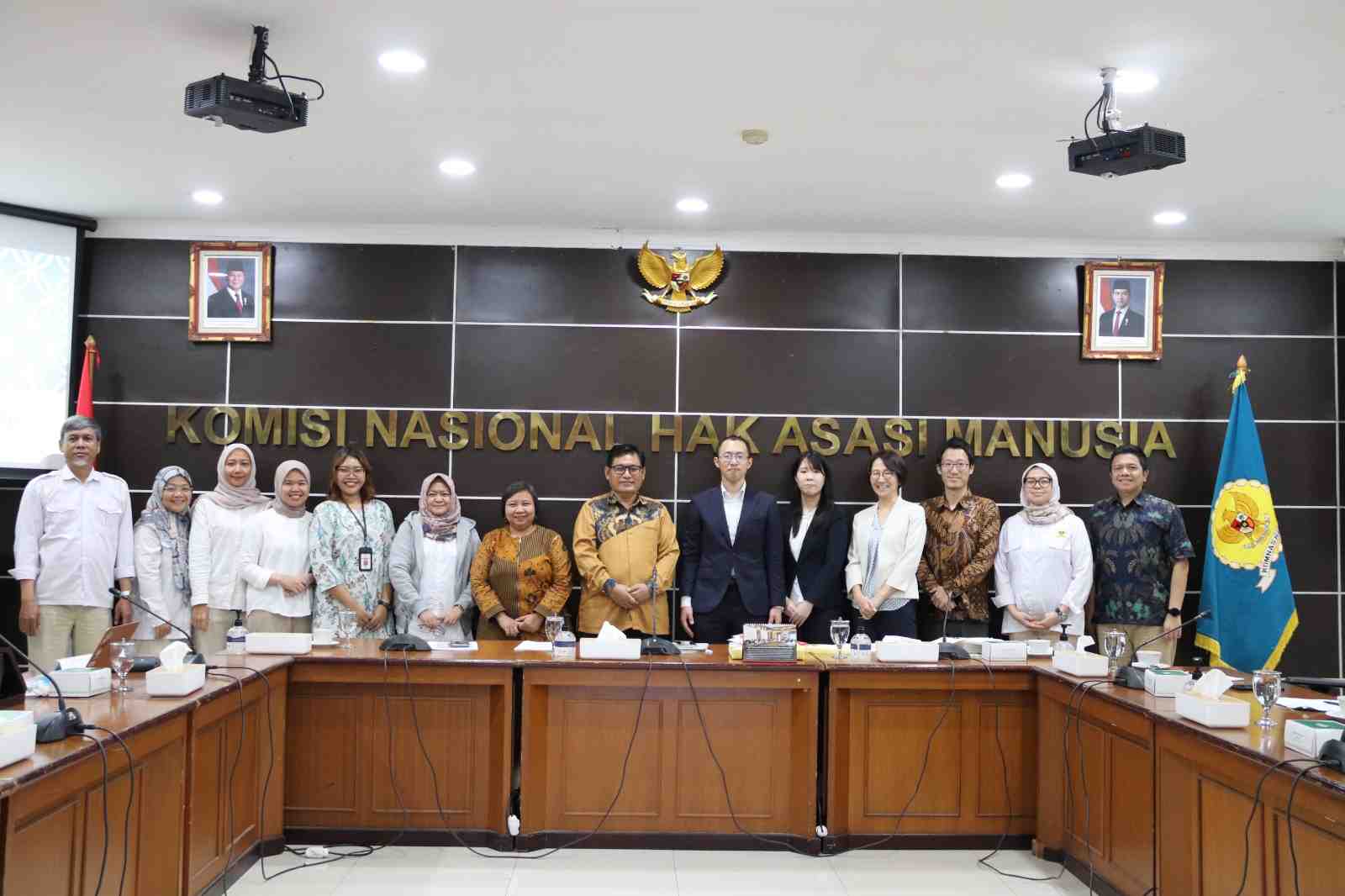 Komnas HAM dan Kementerian Kehakiman Jepang Bahas Pembentukan Lembaga HAM Nasional