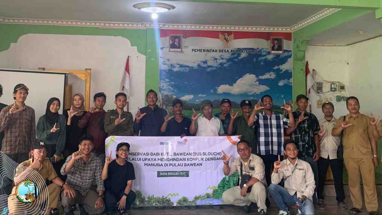 Masyarakat Bawean Resah, RKW 10 dan Yayasan BINAYA Gelar Sosialisasi Konservasi Babi Kutil
