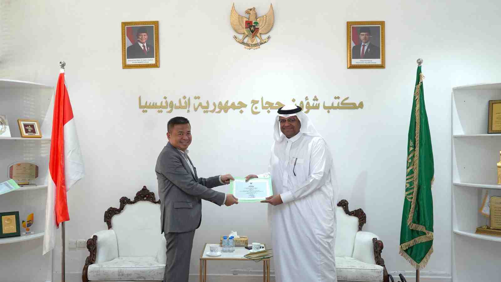 KUH KJRI Jeddah dan Saudia Airline Bahas Peningkatan Layanan bagi Jemaah Umrah yang Sakit