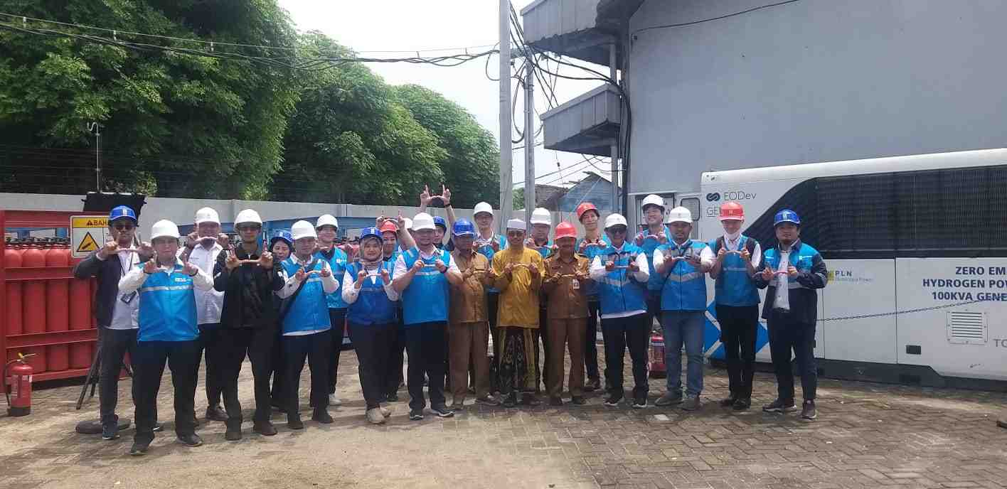 Pemkab dan PLN UP3 Pasuruan Uji Coba First Operation Utilisasi HFCG di PLTD Gili Ketapang