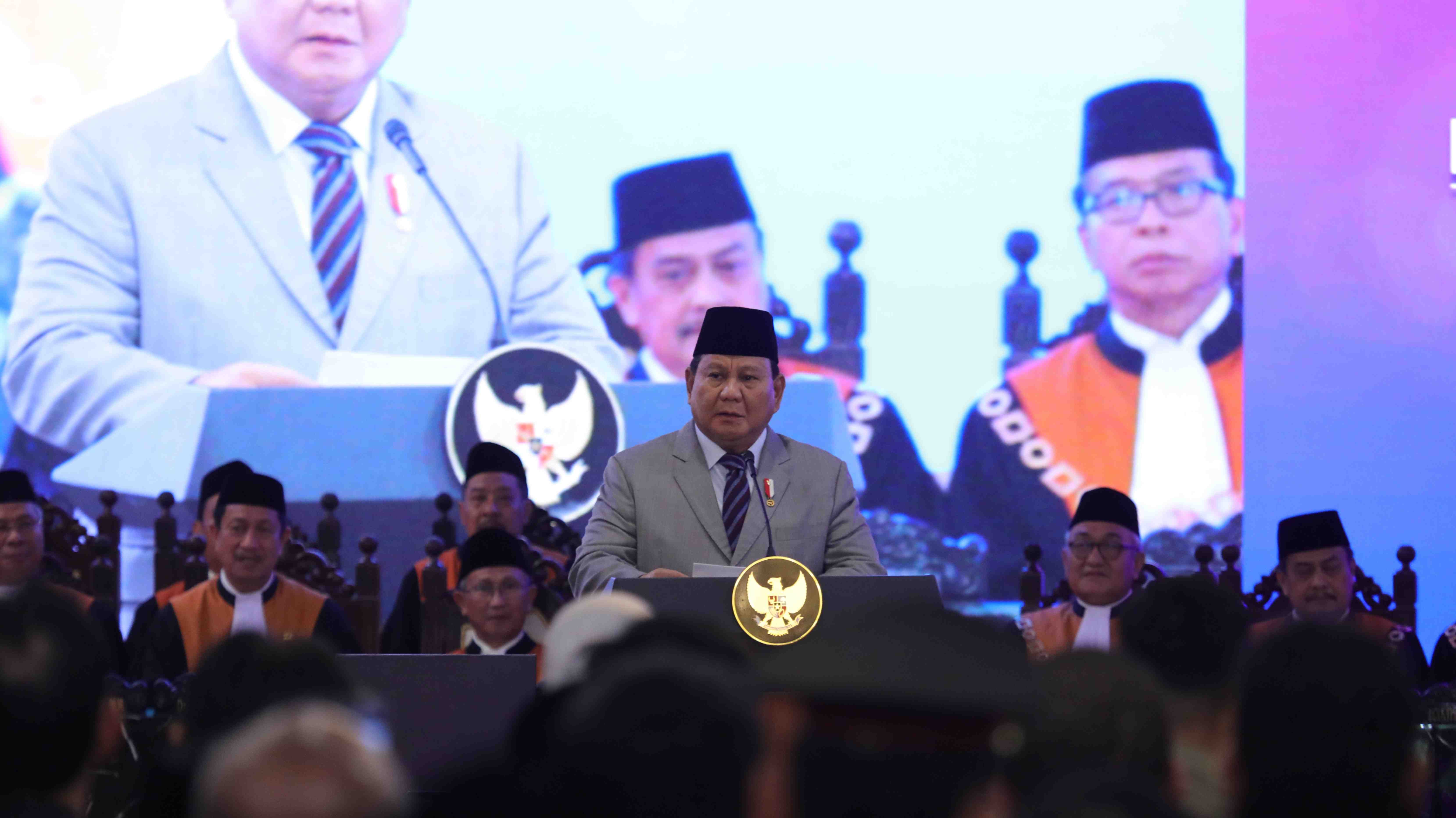 Presiden Prabowo Apresiasi Kinerja Hakim Indonesia dalam Sidang Istimewa MA 2024