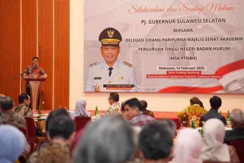 Pj Gubernur Sulsel Harapkan PTNBH Sukseskan Program Prioritas Presiden