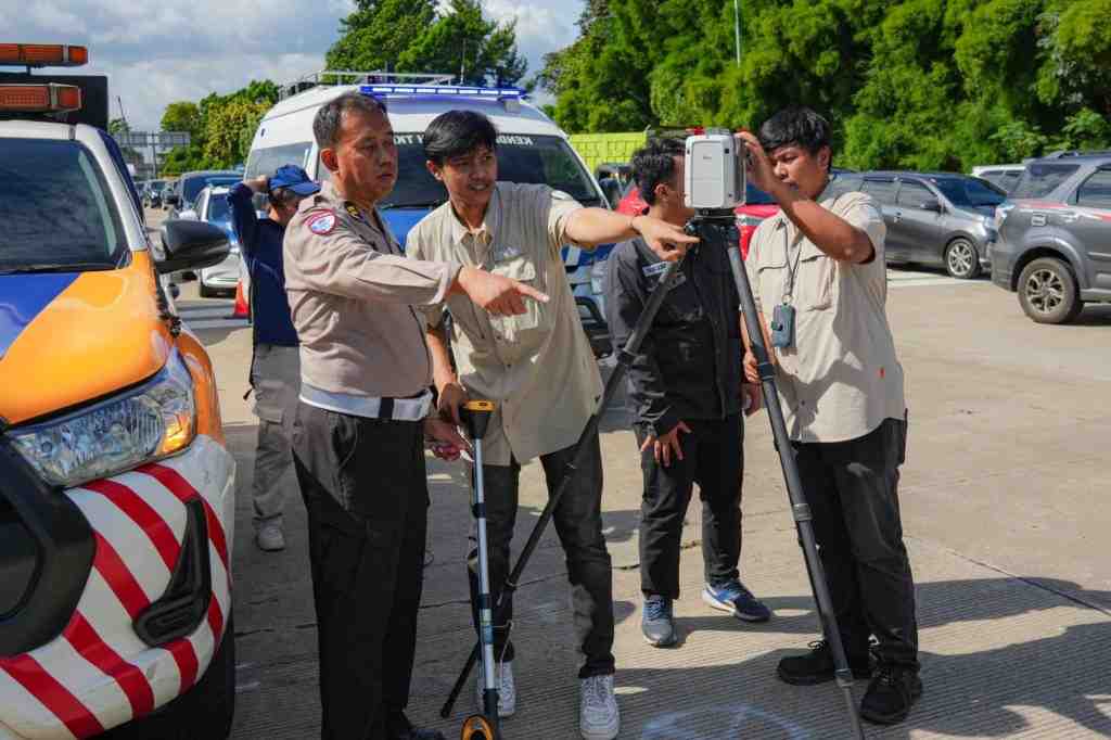 Korlantas Polri Investigasi Lokasi Tabrakan di Pintu Tol Ciawi- Bogor