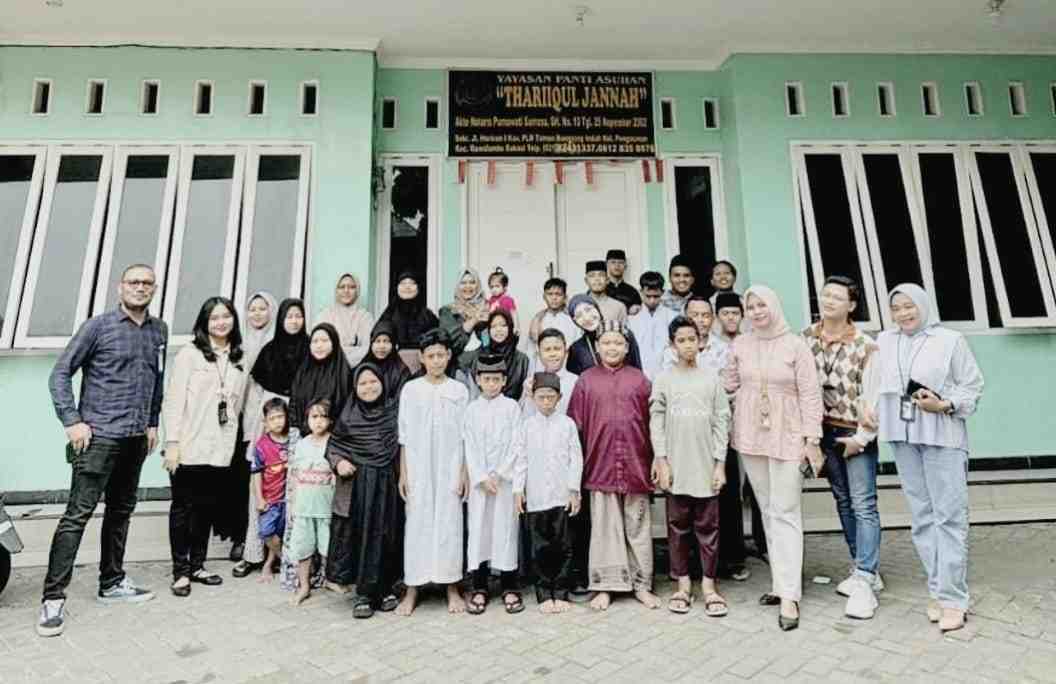 BRI BO Tambun Berbagi Kebahagiaan dengan Anak-Anak Panti Asuhan Thariiqul Jannah