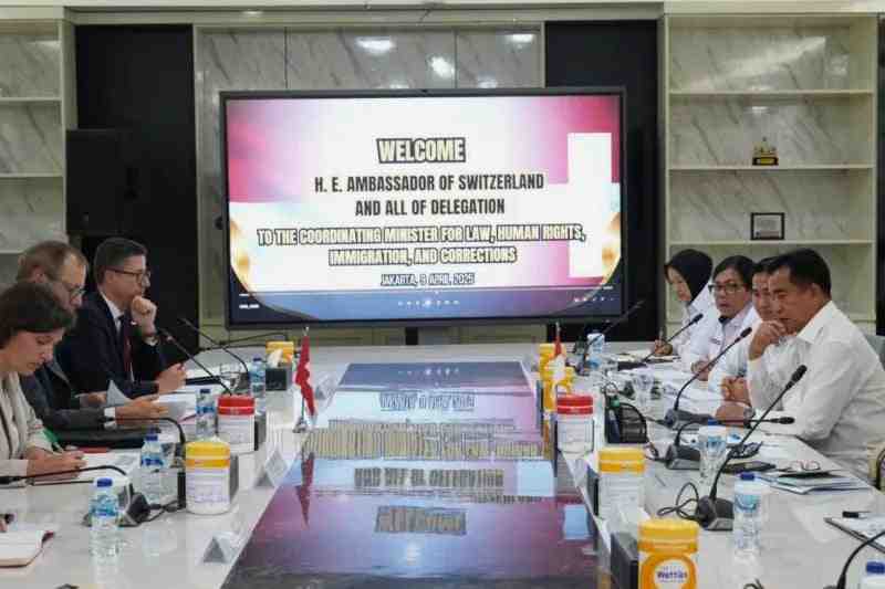 RI Buka Peluang Kerja Sama Pemindahan Narapidana dengan Swiss