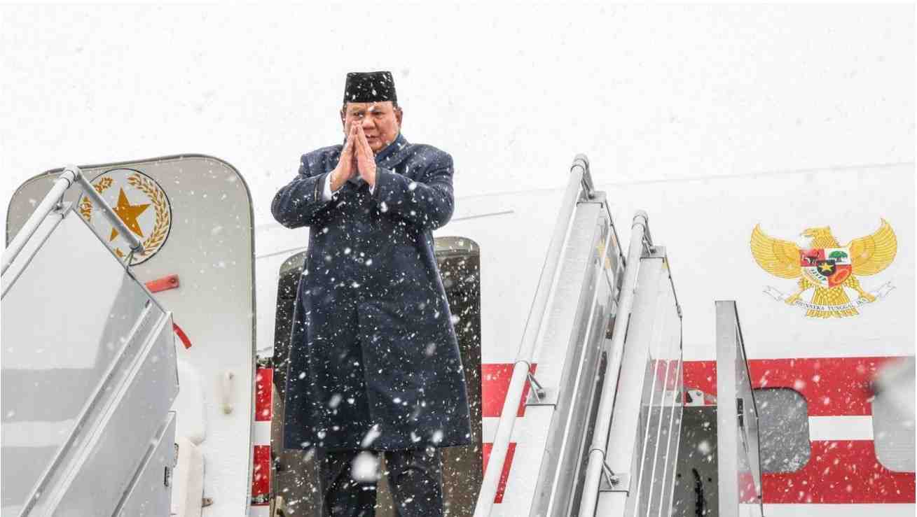 Salju Ankara Mengantar Keberangkatan Presiden Prabowo ke Antalya Hadiri Forum ADF