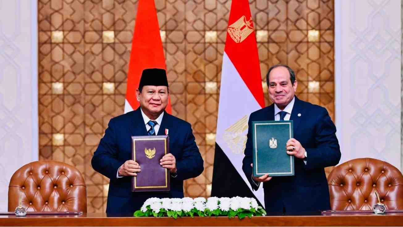 Indonesia-Mesir Naikkan Level Hubungan lewat Kemitraan Strategis