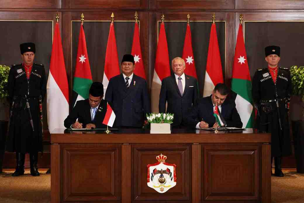 Indonesia-Yordania Tanda Tangani Kerja Sama Pertanian
