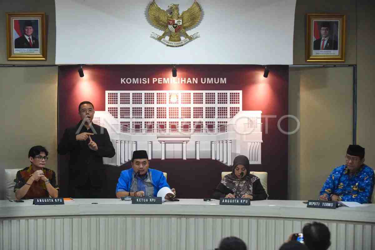 KPU RI Pantau Rekapitulasi PSU Pilkada Gorontalo Utara