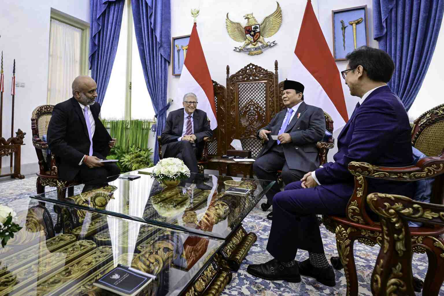 Prabowo Sambut Bill Gates di Istana, Bahas Kolaborasi Filantropi untuk Pembangunan Berkelanjutan