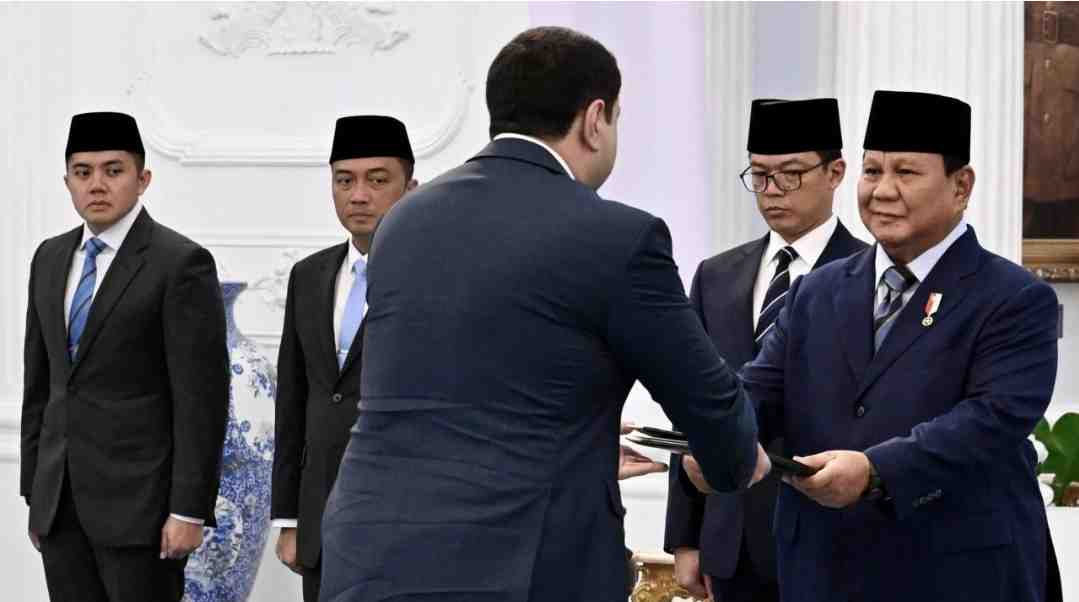 Presiden Prabowo Terima Surat Kepercayaan Delapan Duta Besar Negara Sahabat di Istana Merdeka